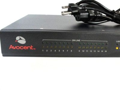 Avocent DSR4160 16-Port KVM 520-244-001 RCM 4-Port No Local W/ Power Cord
