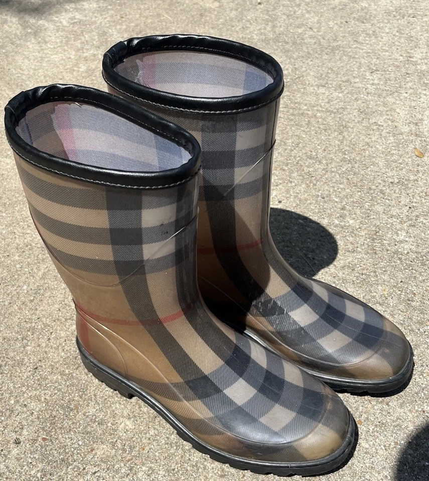 Botas de lluvia Burberry Classic Nova Check botas de goma Foto 3 de 4