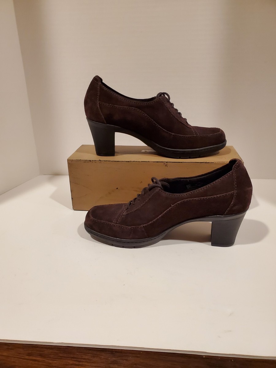 Suede Clarks Lace Up Heels Clarks Bendables Bown Suede Oxford Lace