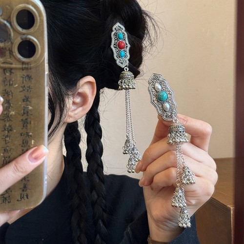 Vintage Ethnic Style Hairpin Crystal Chinese Style Hair Accessories Wedding