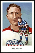 Red Dutton 1983 Cartophilium Hockey Hall of Fame Postcards #A6