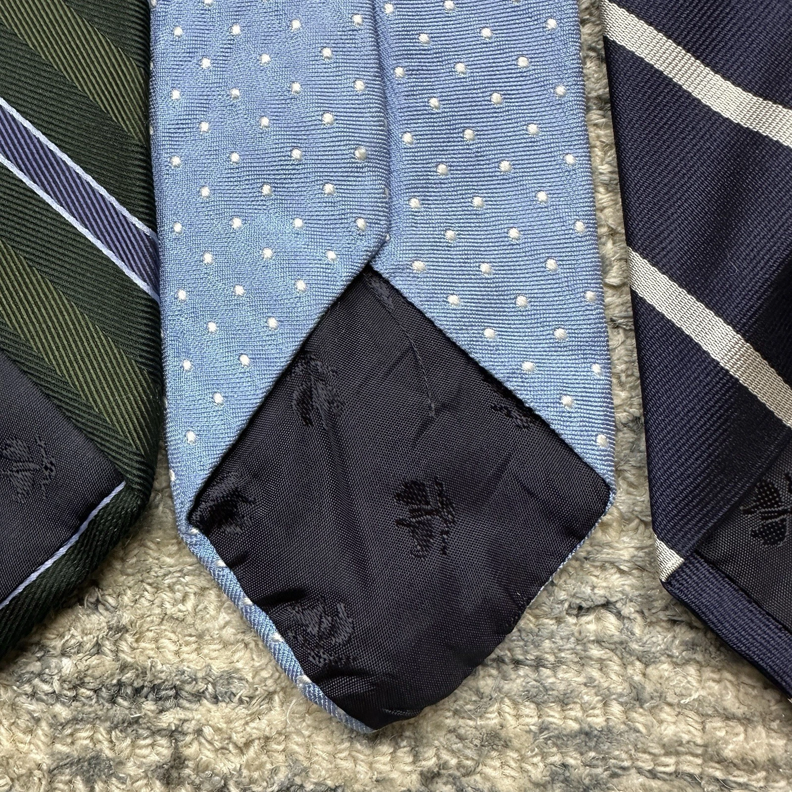 Lot of 8 Brooks Brothers Makers Silk Ties Made USA NYC Striped Geometric Dot image 13