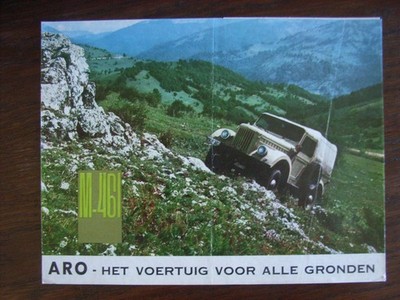 ARO M-461 Prospekt / Brochure, Belgien, sehr selten / very rare!