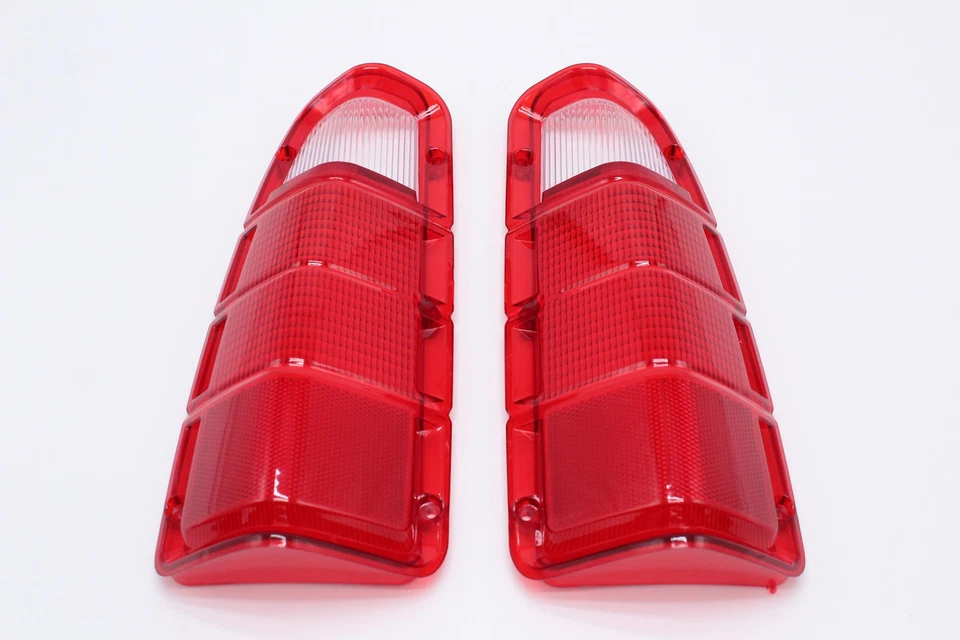 2x L+R Tail Light Lens Only For 1972-1980 Dodge Truck / Plymouth Power Wagon Foto 3 de 4