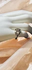 Vintage Sterling Silver Abstract Ring Size 6  Modernist Freeform Statement Ring