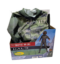 Halo Master Chief Boys Size M 8 Disguise Halloween Costume with Mask