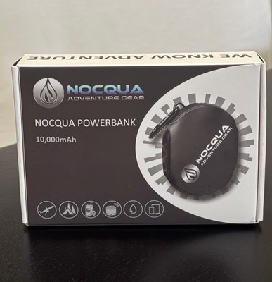 Nocqua Outdoor Adventure Powerbank 10000mAh Rugged USB Portable Charger