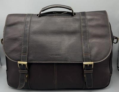 Samsonite Colombian Leather Flapover Briefcase