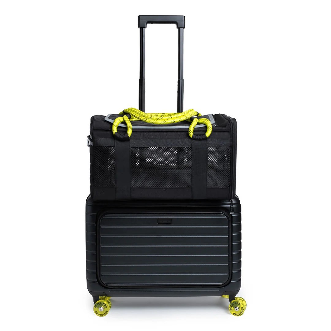 + Pet Carrier Kit In Black/yellow