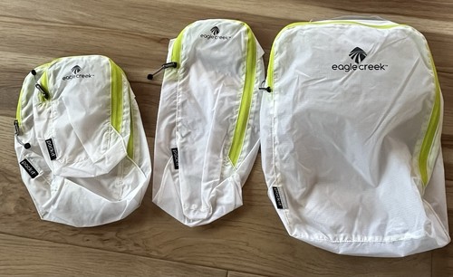 Eagle Creek Ultra Lightweight Pack It System Cube Set 4 Packs Green Highlights