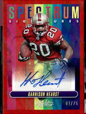 GARRISON HEARST 2023 ABSOLUTE **RED** SPECTRUM SIGNATURES AUTO  /75 !!🔥🔥49'ERS