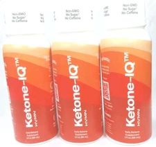 3 Bottles Ketone IQ, 2oz Bottles
