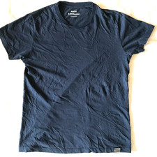 MADS N RGAARD COPENHAGEN NAVY BLUE MEN'S T-SHIRT SZ MEDIUM EU SLIM