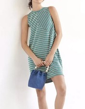 Anthropologie Maeve Jacquard Mini Dress Small