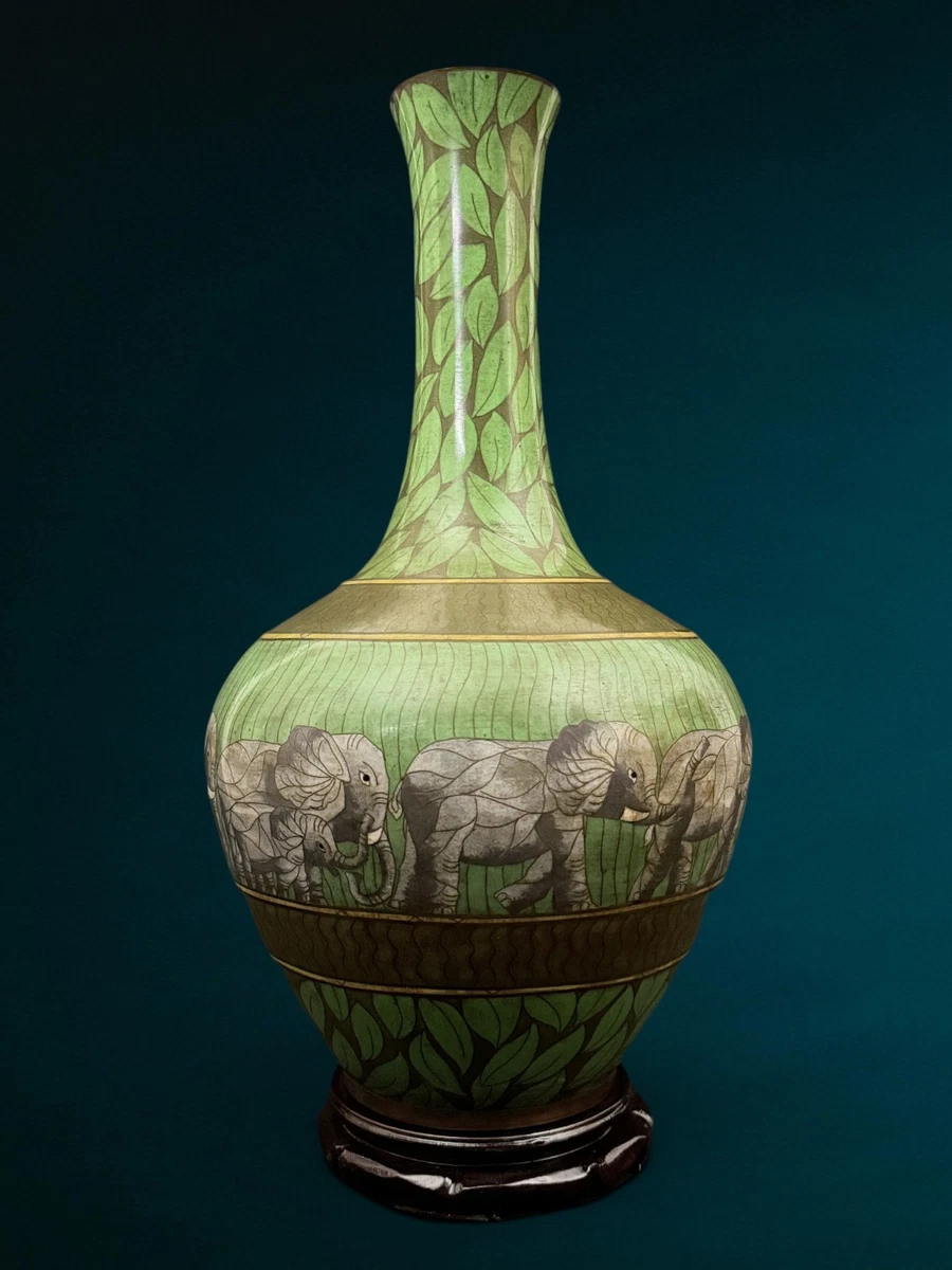 景泰蓝花瓶| eBay