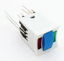 820LQB7E21RG CIT RELAY AND SWITCH LIGHTED LATCHING PUSH BUTTON SWITCH