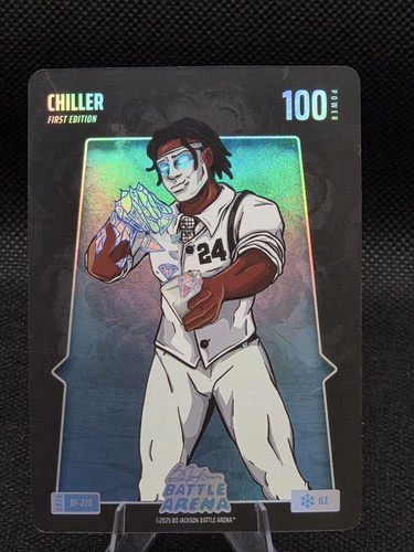 2026 Bo Jackson Battle Arena Chiller EF-228 First Edition ICE Foil 100 Power