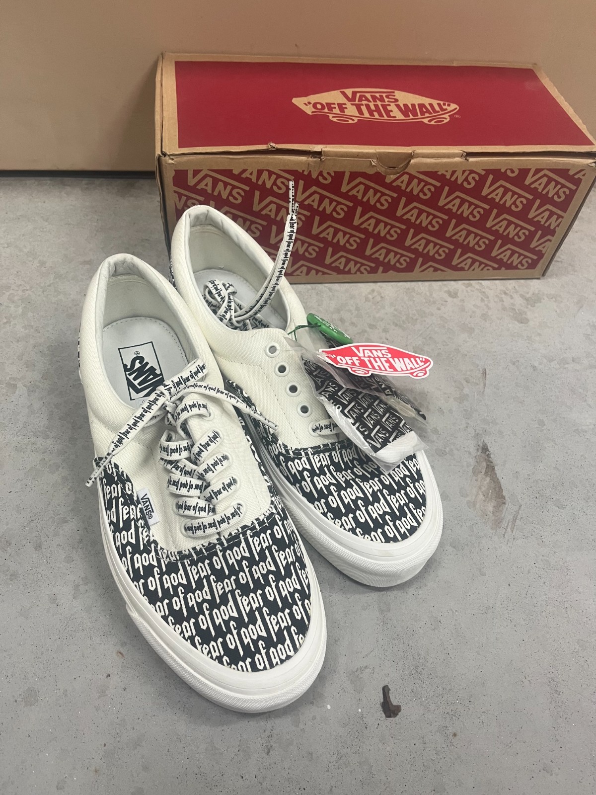 Size 10 - Fear of God x Vans Era 95 DX Collection 2 White thumbnail 2