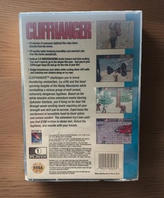 CLIFFHANGER SEGA CD CIB COMPLETE WITH MANUAL REGISTRATION CARD AND FOAM