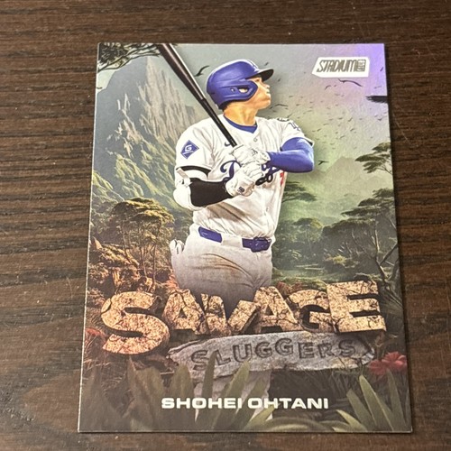 2025 Topps Stadium Club Baseball Savage Sluggers # SS-7 Shohei Ohtani