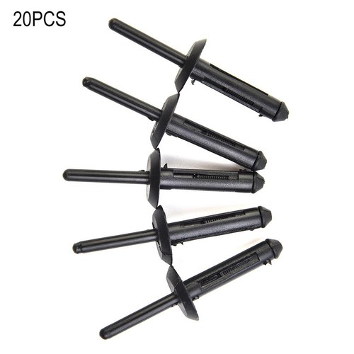 Rivet Clips Car Clips Plastic Rivet Clips Black Car Clips Plastic Black - Picture 10 of 12