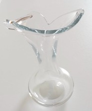 Vannes France Calla-Vase 25,5 cm &ndash; Schweres Bleikristall, Mid-Century &ndash; Makellos