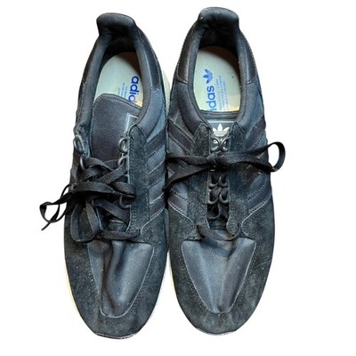 Adidas Forest Grove Shoes Mens Size 12 Black Suede Mesh Running Sneakers B37960