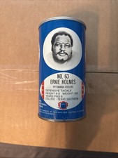 1975 Topps Ernie Holmes #328 Steelers Defensive Tackle Card & Rc Can Tab In