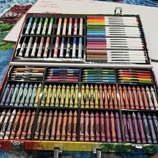 Crayola Multicolor Art Set in Carrying Case w/ Crayons Markers Pencils