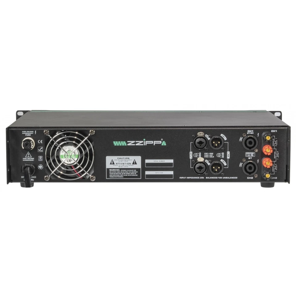 Zzipp ZZONE ZZONE1500D Amplificatore di potenza finale audio con dsp 1950w - Immagine 4 di 4