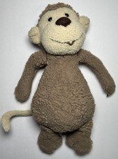 Jellycat London Bashful Monkey Retired Soft Small 8  Stuffed Animal Brown Plush