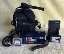 JVC Everio HD Camcorder GZ-HM30AU - 40x Optical Zoom - Case - Nr Mint - Bundle -