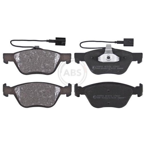 Plaquettes de frein A.B.S. 36894 pour frein à disque Alfa Romeo et Fiat