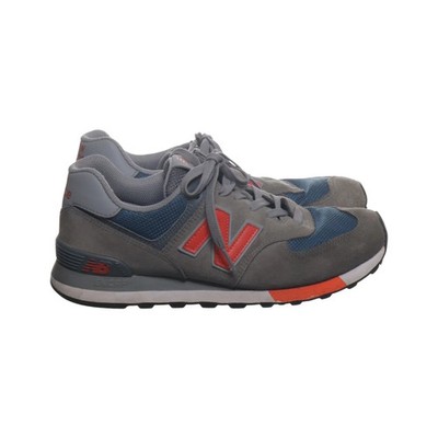 New Balance, Trainingsschuhe, Größe: 42 1/2, ML574NFO, Grau/Blau/Orange #scv