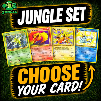 Pokemon Jungle | Choose Your Card | Commons/Uncommons | FREE TRACKING OVER $20