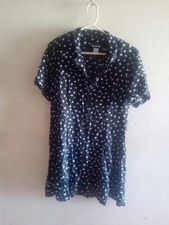 Vintage Jamie Brooke Daisy Floral Button Up Shirt Dress, Hippie,Boho