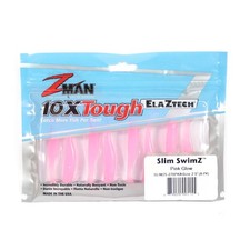 Zman Soft K�der Slim SwimZ 2.5 Inch 8/Pack Pink Glow (5155)