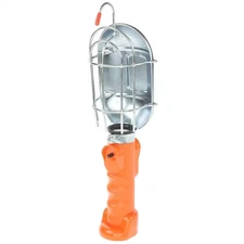 75-Watt Metal Shield Incandescent Trouble Work Light with 6 Ft. Cord