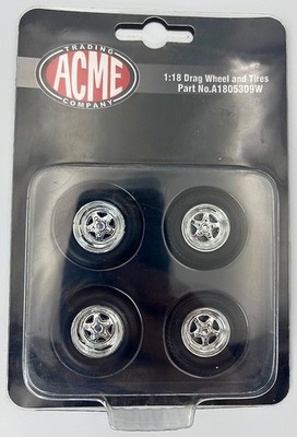 1/18 ACME A1805309W WELD PROSTAR Drag Racing Wheel / Tire Set