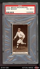 1912 T207 Chief Bender Athletics HOF PSA 4 - VG/EX