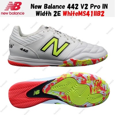 New Balance 442 V2 Pro IN Width 2E White MS41IIB2 Men's Size