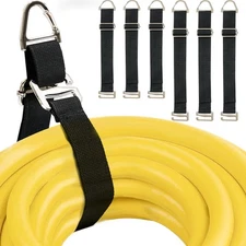 Heavy Duty Extension Cord 6-Pack (3*13"/3*17"), Silver(metal Hook) 