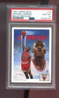 1991-92 Upper Deck #75 Michael Jordan PSA 10 Graded Card Bulls Checklist 1992