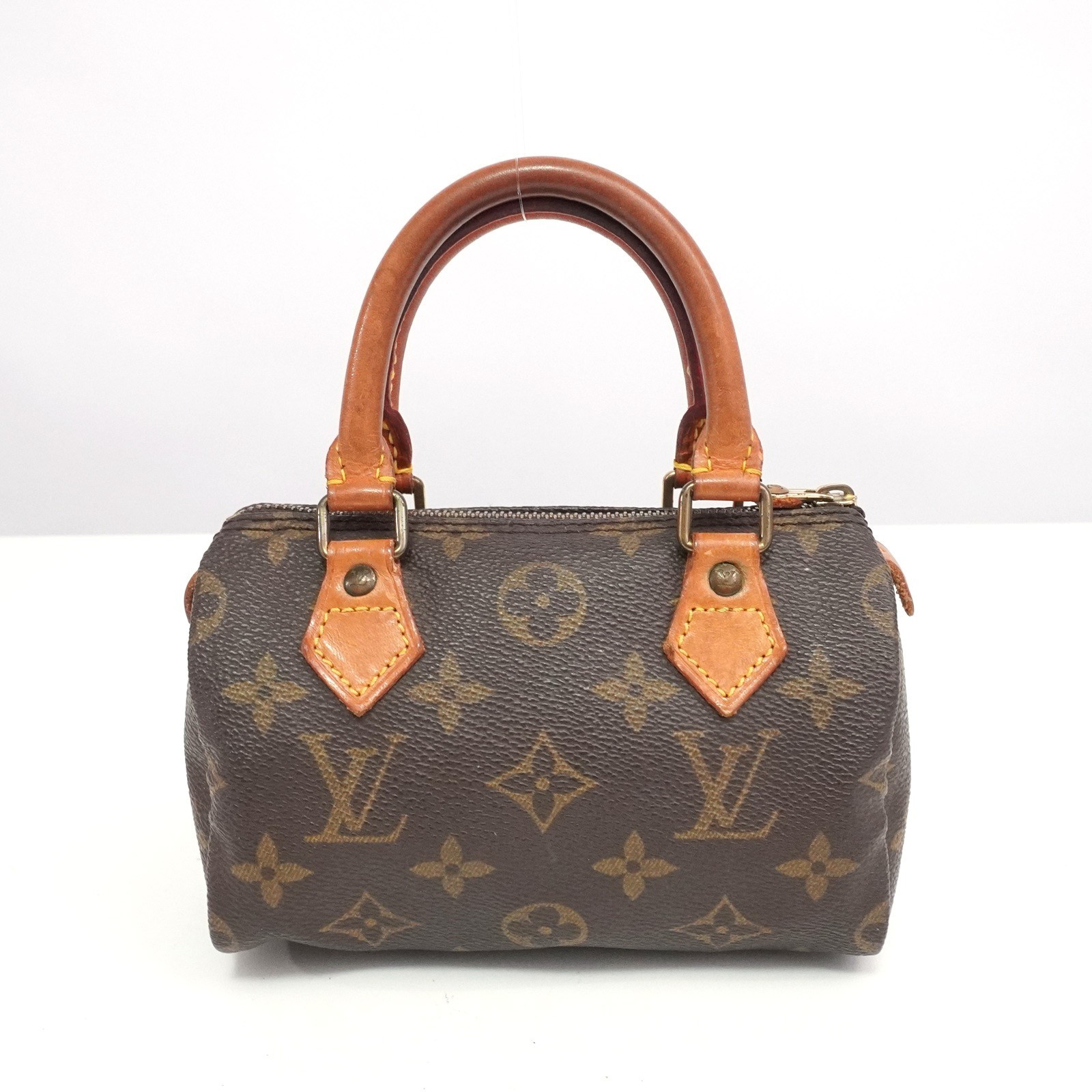 LOUIS VUITTON LV Monogram Mini Speedy M41534 Handbag France TH1922 Auth #53782A