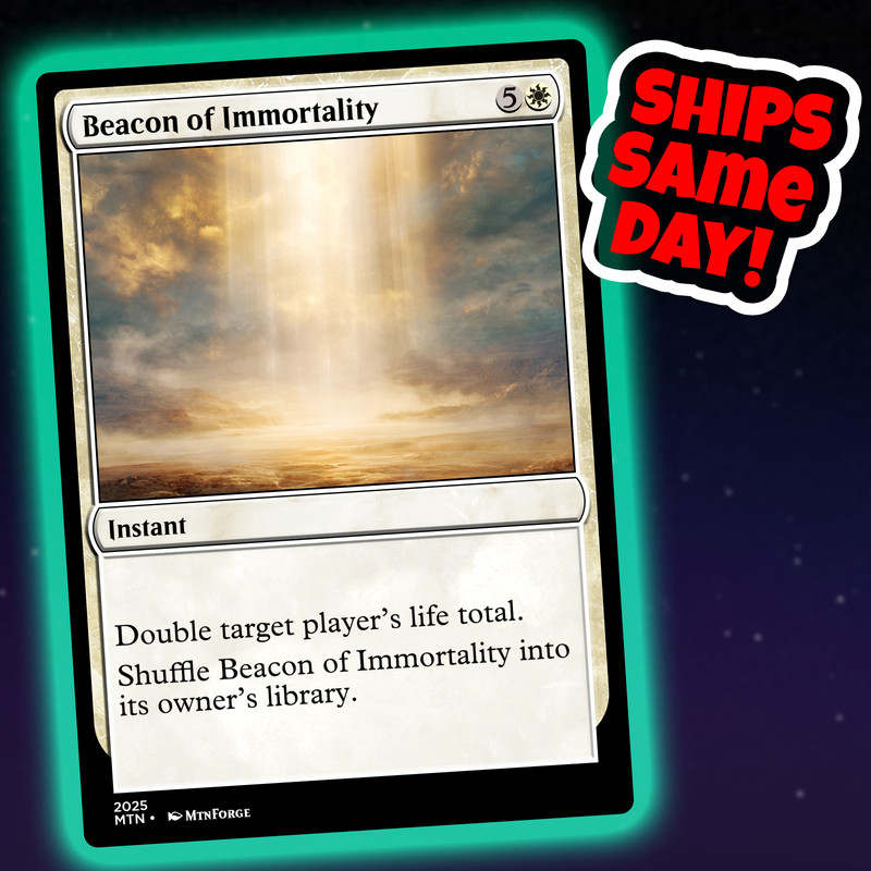Beacon Of Immortality - Custom Art Magic: The Gathering Playtest Card