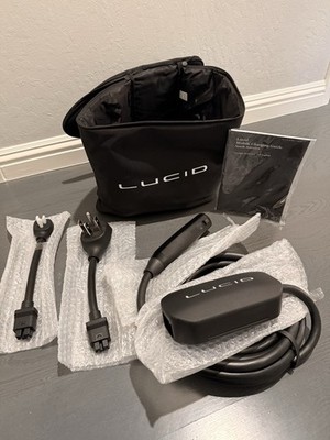 LUCID GRAVITY EV Mobile Charging Bundle Cable with Bag 120v 240v NEMA 14-50 5-15