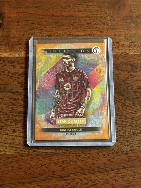 Matias Soule /5 - Topps Inception - AS Rom - AS Roma - Orange - Star Quality