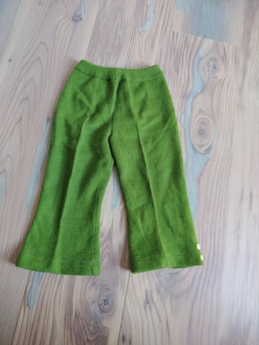 VTG Renro Boy's Green Striped Sweater Pant Set SZ 3T Made In Italy Acrylic 100% - Picture 11 of 16