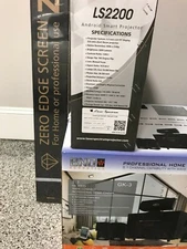 Laser Spectrum LS2200 projector bundle with zero edge screen and 5.1 home cinema