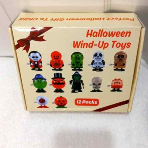 NWT Halloween Wind Up Toys 12 New in Plastic.